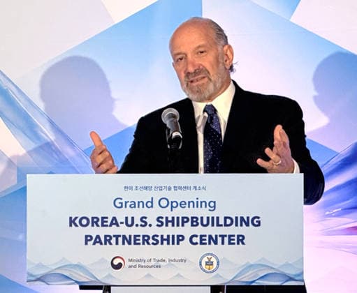 S. Korea, U.S. open shipbuilding partnership center S. Korea, U.S. open shipbuilding partnership center U.S. Commerce Secretary Howard Lutnick speaks during an event marking the opening of the Korea-U.S. Shipbuilding Partnership Center in Washington, D.C., on July 23, 2026. (Yonhap) 2026-07-24 07:13:08 < 1980-2026 YONHAPNEWS AGENCY. .> ¹Ì±¹ ¹Ì±¹ EDITORIAL USE ONLY  Copyright: xx PYH2026072400760031500 YonhapxNewsx yonphotos254806
