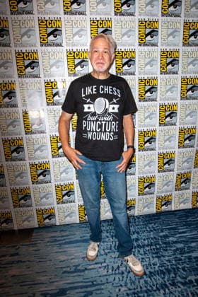SAN DIEGO, CA - July 23rd: David Baxter at the Hollywood s Love Affair with Fencing press line during San Diego Comic Con on July 23th, 2026. Copyright: xTonyxFortex