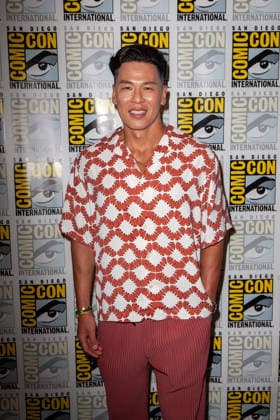 SAN DIEGO, CA - July 23rd: Rich Ting at the Hollywood s Love Affair with Fencing press line during San Diego Comic Con on July 23th, 2026. Copyright: xTonyxFortex
