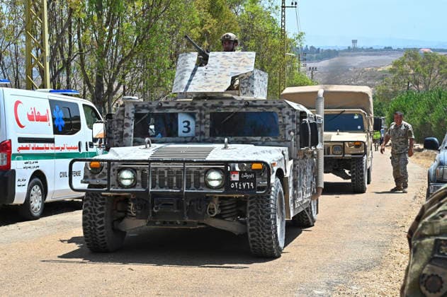 Lebanese Army Deploys In Western Zawtar After Israeli Withdrawal Lebanese army troops deploy in the town of Western Zawtar in southern Lebanon on July 23, 2026, to conduct search and inspection operations following the withdrawal of Israeli forces. The deployment is part of a pilot area arrangement implemented under a framework agreement reached with Israel. Lebanese troops began security operations in the area after taking positions in the town. south Lebanon  Copyright: xFadelxItanix originalFilename: itani-notitle260723_npe69.jpg