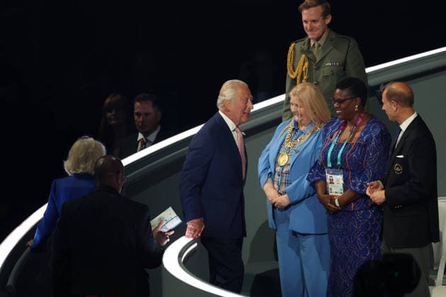 July 23, 2026, Glasgow, Scotland, Great Britain: His Majesty KING CHARLES III arrives for the Opening Ceremony of the Commonwealth Games Glasgow 2026 at the Hydro in Glasgow, Scotland Glasgow Great Britain - ZUMAc179 20260723_zep_c179_083 Copyright: xMickaelxChavetx Glasgow Great Britain - ZUMA0862 1080360613st Copyright: xIMAGO MickaelxChavetx