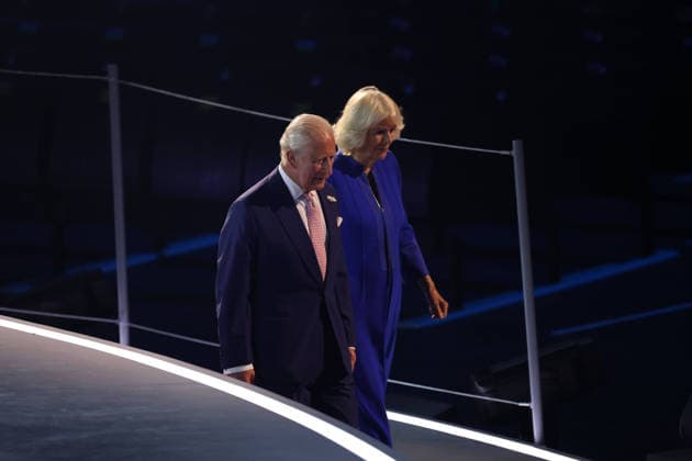 July 23, 2026, Glasgow, Scotland, Great Britain: His Majesty KING CHARLES III and Queen Consort QUEEN CAMILLA arrive for the Opening Ceremony of the Commonwealth Games Glasgow 2026 at the Hydro in Glasgow, Scotland Glasgow Great Britain - ZUMAc179 20260723_zep_c179_084 Copyright: xMickaelxChavetx Glasgow Great Britain - ZUMA0862 1080360614st Copyright: xIMAGO MickaelxChavetx
