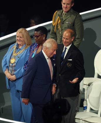 July 23, 2026, Glasgow, Scotland, Great Britain: KING CHARLES III and PRINCE EDWARD, Duke of Edinburgh during the Opening Ceremony of the Commonwealth Games Glasgow 2026 at the Hydro in Glasgow, Scotland Glasgow Great Britain - ZUMAc179 1080360763st Copyright: xMickaelxChavetx
