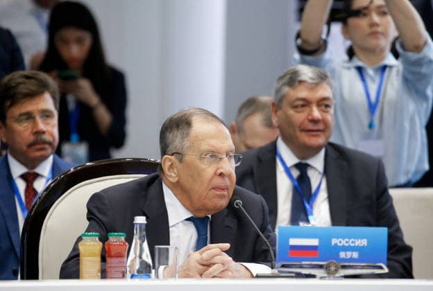 Kyrgyzstan SCO Foreign Ministers Council 9210990 24.07.2026 Russian Foreign Minister Sergey Lavrov attends the meeting of the Shanghai Cooperation Organization (SCO) Foreign Ministers Council, in Cholpon-Ata, Kyrgyzstan. Igor Yegorov Sputnik Ð Ð˜Ð ÐÐ¾Ð²Ð¾ÑÑ‚Ð¸ Cholpon-Ata Kyrgyzstan  Copyright: xIgorxYegorovx