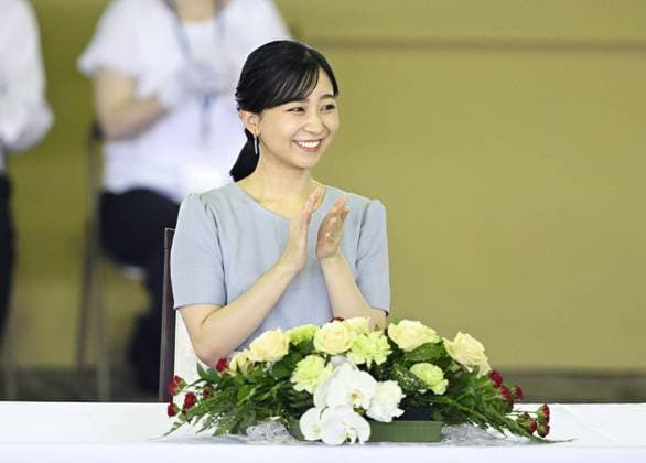 Princess Kako at high school equestrian competition Japan s Princess Kako attends the opening ceremony of the national high school equestrian competition at the equestrian sports center in Gotemba, Shizuoka Prefecture, on July 24, 2026.  A14AA0005624050P