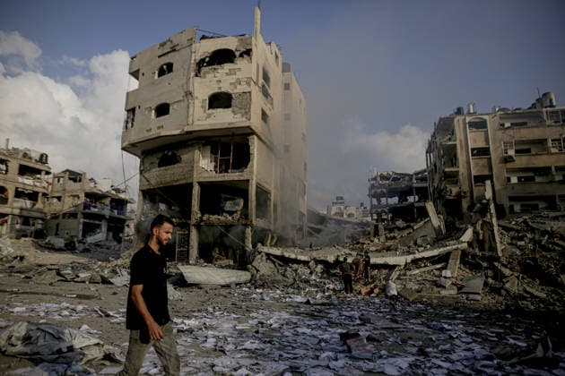 Israeli attacks continue in Gaza GAZA CITY, GAZA, PALESTINE - JULY 24: A view of the destruction at the Al-Jala neighborhood as the Israeli army targeted civilian residential areas in Gaza City, Gaza Palestine on July 24, 2026. Saeed M. M. T. Jaras Anadolu Gaza City Gaza. Editorial use only. Please get in touch for any other usage.  Copyright: x2026xAnadoluxSaeedxM.xM.xT.xJarasx