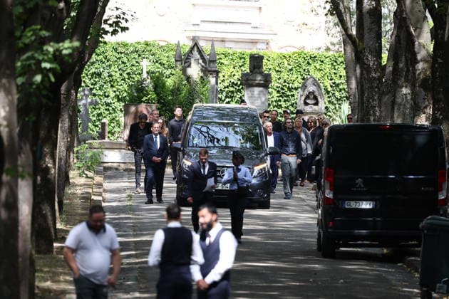 Francoise Coquet Funeral - Paris Funeral of Francoise Coquet at Montmartre cemetery in Paris, France on July 24, 2026. French television producer Francoise Coquet died on July 20 2026, aged 83. Photo by Raphael Lafargue ABACAPRESS.COM Paris France  Copyright: xLafarguexRaphael ABACAx
