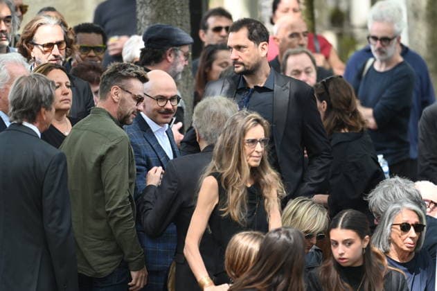 Funeral of Françoise Coquet 458502 2026 07 24 Viktor, Vincent Antoine, Eric Janssens, Jean Philippe Jeanfi Janssens Drucker, Michel  Copyright: xBarbaraxNeymanx xStarfacex STAR_458502_064