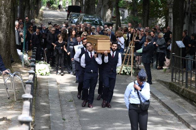 Francoise Coquet Funeral - Paris Francoise Coquet s coffin during funeral of Francoise Coquet at Montmartre cemetery in Paris, France on July 24, 2026. French television producer Francoise Coquet died on July 20 2026, aged 83. Photo by Raphael Lafargue ABACAPRESS.COM Paris France  Copyright: xLafarguexRaphael ABACAx