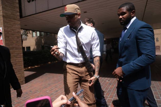 . 24 07 2026. London, United Kingdom. Chris Brown Southwark Crown Court. US singer Chris Brown attend Southwark Crown Court  xMartynxWheatleyx xi-Imagesx IIM-26920-0012