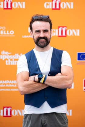July 24, 2026, Giffoni Valle Piana, Salerno, Italy: Italian priest and chaplain of the Salernitana football club Roberto Faccenda attends the photocall at 56th Giffoni Film Festival 2026 in Giffoni Valle Piana, Salerno, Italy on July 24, 2026. Giffoni Valle Piana Italy  - ZUMAl175 20260724_zip_l175_012 Copyright: xFrancescoxLucianox
