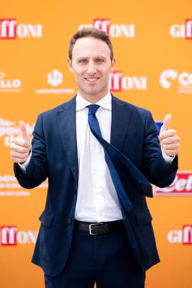 July 24, 2026, Giffoni Valle Piana, Salerno, Italy: Italian politician Piero De Luca attends the photocall at 56th Giffoni Film Festival 2026 in Giffoni Valle Piana, Salerno, Italy on July 24, 2026. Giffoni Valle Piana Italy - ZUMAl175 20260724_zip_l175_024 Copyright: xFrancescoxLucianox
