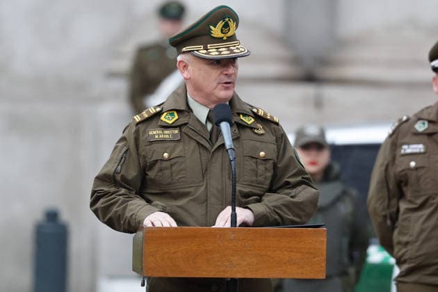 Santiago, July 24, 2026 President of the Republic José Antonio Kast participates in the signing ceremony for the reinforcement of the Carabineros at the Plaza de la Constitución Diego Martin Aton Chile, Aton 1174955 jpeg  Copyright: DIEGOxMARTIN ATONxCHILE