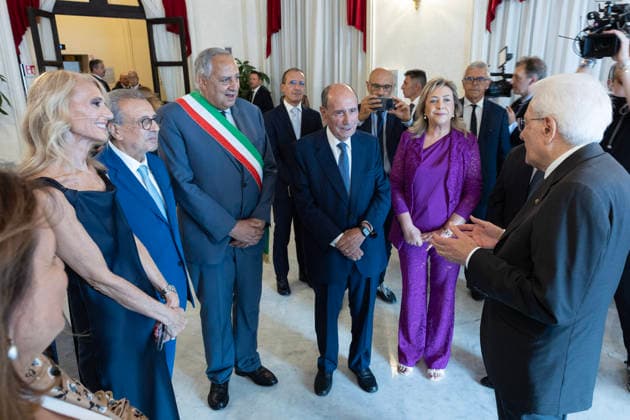 July 24, 2026, Palermo, Rome, Italy: President of the Republic Sergio Mattarella at the inauguration ceremony of Utveggio Castle, Palermo, 24 07 2026 Palermo Italy  - ZUMAa289 20260724_zia_a289_025 Copyright: xAmmendolaxUffxStampax xAgfx