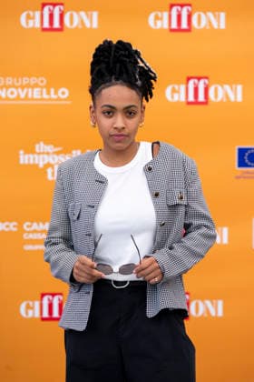 July 24, 2026, Giffoni Valle Piana, Salerno, Italy: Italian actress Alicia Ann Edogamhe attends the photocall at 56th Giffoni Film Festival 2026 in Giffoni Valle Piana, Salerno, Italy on July 24, 2026. Giffoni Valle Piana Italy  - ZUMAl175 20260724_zip_l175_028 Copyright: xFrancescoxLucianox