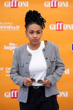 July 24, 2026, Giffoni Valle Piana, Salerno, Italy: Italian actress Alicia Ann Edogamhe attends the photocall at 56th Giffoni Film Festival 2026 in Giffoni Valle Piana, Salerno, Italy on July 24, 2026. Giffoni Valle Piana Italy  - ZUMAl175 20260724_zip_l175_031 Copyright: xFrancescoxLucianox