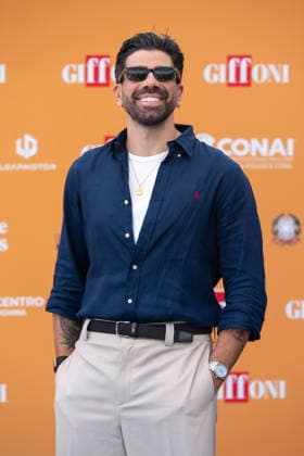 July 24, 2026, Giffoni Valle Piana, Salerno, Italy: Italian youtuber, radio and television host Gianluca Gazzoli attends the photocall at 56th Giffoni Film Festival 2026 in Giffoni Valle Piana, Salerno, Italy on July 24, 2026. Giffoni Valle Piana Italy  - ZUMAl175 20260724_zip_l175_054 Copyright: xFrancescoxLucianox