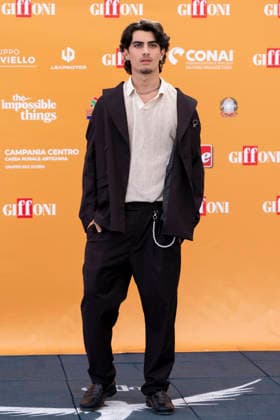 July 24, 2026, Giffoni Valle Piana, Salerno, Italy: Italian actor Samuele Carrino attends the photocall at 56th Giffoni Film Festival 2026 in Giffoni Valle Piana, Salerno, Italy on July 24, 2026. Giffoni Valle Piana Italy  - ZUMAl175 20260724_zip_l175_102 Copyright: xFrancescoxLucianox