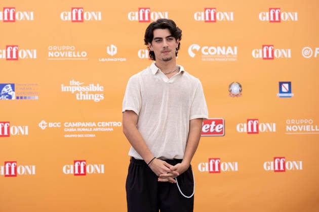 July 24, 2026, Giffoni Valle Piana, Salerno, Italy: Italian actor Samuele Carrino attends the photocall at 56th Giffoni Film Festival 2026 in Giffoni Valle Piana, Salerno, Italy on July 24, 2026. Giffoni Valle Piana Italy  - ZUMAl175 20260724_zip_l175_112 Copyright: xFrancescoxLucianox