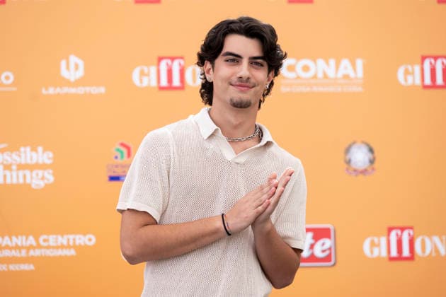 July 24, 2026, Giffoni Valle Piana, Salerno, Italy: Italian actor Samuele Carrino attends the photocall at 56th Giffoni Film Festival 2026 in Giffoni Valle Piana, Salerno, Italy on July 24, 2026. Giffoni Valle Piana Italy  - ZUMAl175 20260724_zip_l175_122 Copyright: xFrancescoxLucianox