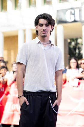 July 24, 2026, Giffoni Valle Piana, Salerno, Italy: Italian actor Samuele Carrino attends the carpet at 56th Giffoni Film Festival 2026 in Giffoni Valle Piana, Salerno, Italy on July 24, 2026. Giffoni Valle Piana Italy  - ZUMAl175 20260724_zip_l175_123 Copyright: xFrancescoxLucianox