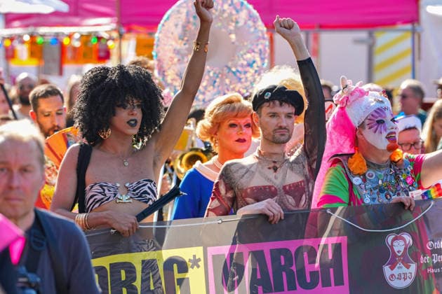 Berlin,24.07.2026,CSD am Brandenburger Tor - Demokratie-Abend - Drag March *** Berlin, July 24, 2026, CSD at the Brandenburg Gate: Democracy Evening, Drag March