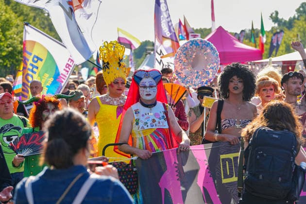 Berlin,24.07.2026,CSD am Brandenburger Tor - Demokratie-Abend - Drag March *** Berlin, July 24, 2026, CSD at the Brandenburg Gate: Democracy Evening, Drag March
