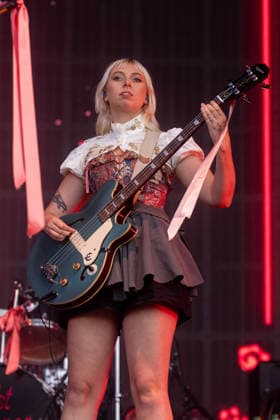 The Last Dinner Party in concert at Latitude Festival at Henham Park in Southwold, UK on 24 July 2026 Georgia Davies performing with The Last Dinner Party in concert at Latitude Festival at Henham Park in Southwold, UK on 24 July 2026, Credit:Stephen Keable Avalon UK, Suffolk, Southwold, Henham Park  Copyright: xStephenxKeablex xAvalonx 1118347795