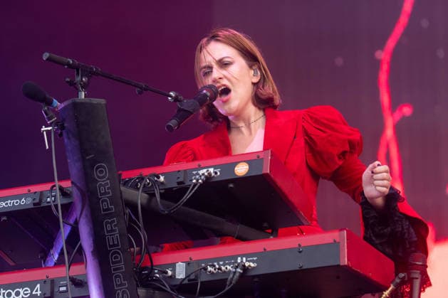 The Last Dinner Party in concert at Latitude Festival at Henham Park in Southwold, UK on 24 July 2026 Aurora Nishevci performing with The Last Dinner Party in concert at Latitude Festival at Henham Park in Southwold, UK on 24 July 2026, Credit:Stephen Keable Avalon UK, Suffolk, Southwold, Henham Park  Copyright: xStephenxKeablex xAvalonx 1118348213