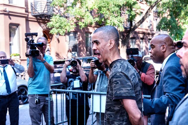 July 24, 2026, New York, New York, USA: Raul Morales, 51 walks out from the 20th Precinct on the Upper Westside in Manhattan, after being charged with attempted murder as a hate crime, assault as a hate crime and criminal possession of a weapoon for the attack on Moshe Grunhaus, a 50 year old Jewish man. For the attack on an Asian man, he is also charged but not as a hate crime, on July 24, 2026. New York USA  - ZUMAb230 20260724_znp_b230_001 Copyright: xLauraxBrettx