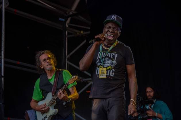 July 25, 2026, Corsham, Wiltshire, England: Barrington Levy, Jamaican Reggae legend, sings his hits to the crowds at WOMAD Festival in Corsham, Wiltshire. Corsham England  - ZUMAr169 20260725_zip_r169_009 Copyright: xRodxHarbinsonx