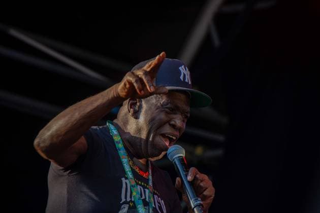 July 25, 2026, Corsham, Wiltshire, England: Barrington Levy, Jamaican Reggae legend, sings his hits to the crowds at WOMAD Festival in Corsham, Wiltshire. Corsham England - ZUMAr169 20260725_zip_r169_005 Copyright: xRodxHarbinsonx