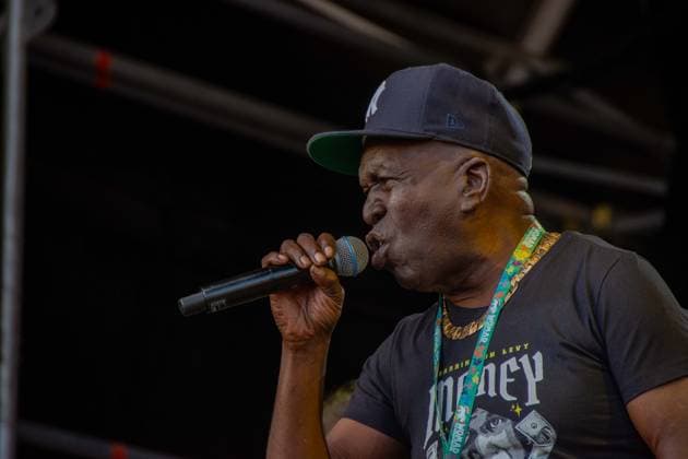 July 25, 2026, Corsham, Wiltshire, England: Barrington Levy, Jamaican Reggae legend, sings his hits to the crowds at WOMAD Festival in Corsham, Wiltshire. Corsham England - ZUMAr169 20260725_zip_r169_010 Copyright: xRodxHarbinsonx