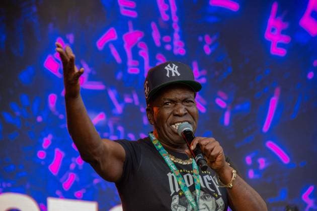 July 25, 2026, Corsham, Wiltshire, England: Barrington Levy, Jamaican Reggae legend, sings his hits to the crowds at WOMAD Festival in Corsham, Wiltshire. Corsham England - ZUMAr169 20260725_zip_r169_017 Copyright: xRodxHarbinsonx