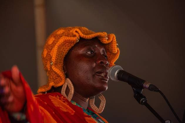 July 25, 2026, Corsham, Wiltshire, England: Lamisi, from West Africa, play songs from their album, Ã¢â‚¬ËœLet us ClapÃ¢â‚¬â ¢ at WOMAD Festival in Wiltshire. Corsham England - ZUMAr169 20260725_zip_r169_024 Copyright: xRodxHarbinsonx