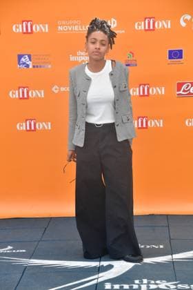 IPA86965218 - Giffoni Vallepiana Giffoni Festival 2026 Photocall for the film Piercing, Pictured: Alicia Ann Edogamhe  Copyright: xVincenzoxLandix xVincenzoxLandix 86965218