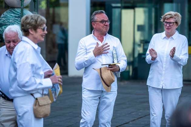 White Dinner: Ein Sommerabend ganz in Weiß : Das Lehmbruck-Museum fährt als Begleitprogramm zur Ausstellung Anish Kapoor ordentlich auf. 24.07.2026 in Duisburg ** NUR FÜR REDAKTIONELLE ZWECKE ** EDITORIAL USE ONLY **<p> White Dinner: Ein Sommerabend ganz in Weiß : Das Lehmbruck-Museum fährt als Begleitprogramm zur Ausstellung Anish Kapoor ordentlich auf. 24.07.2026 in Duisburg Deutschland NRW Duisburg Copyright: DanielxAttia *** White Dinner: A Summer Evening All in White The Lehmbruck Museum is pulling out all the stops as part of the accompanying program for the Anish Kapoor exhibition on July 24, 2026, in Duisburg ** FOR EDITORIAL USE ONLY ** EDITORIAL USE ONLY ** p White Dinner: A Summer Evening All in White The Lehmbruck Muse Copyright: DanielxAttia doc86v29zu6p8g1c64yhmda ,EDITORIAL USE ONLY