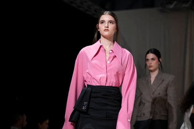 July 24, 2026, Madrid, Spain: A model walks the runway wearing a design by Romanian designers during Momad Fashion Week de Madrid in IFEMA Madrid Spain  - ZUMAs197 20260724_aaa_s197_167 Copyright: xAtilanoxGarciax
