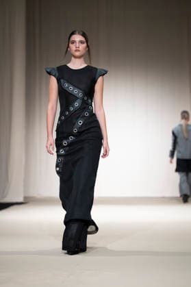 July 24, 2026, Madrid, Spain: A model walks the runway wearing a design by Romanian designers during Momad Fashion Week de Madrid in IFEMA Madrid Spain - ZUMAs197 20260724_aaa_s197_231 Copyright: xAtilanoxGarciax
