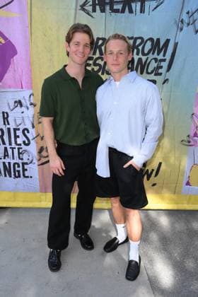 Nico Greetham, Cole Doman at arrivals for OutfestNEXT 2026 Film Festival, LA LGBT Centers Village at Ed Gould Plaza, Los Angeles, CA, July 24, 2026. Photo By: Michael Mattes Everett Collection OutfestNEXT 2026 Film Festival PUBLICATIONXNOTxINxCANxCHNxFRAxITAxJPNxNORxPOLxRUSxESPxUKxUSA