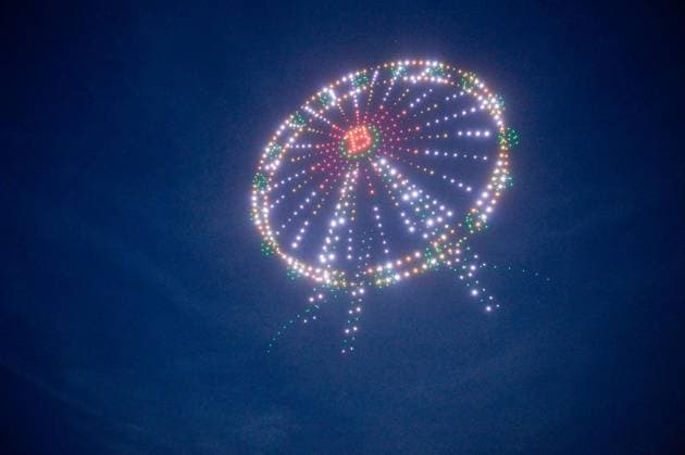 Drohnenshow Rheinkirmes 2026 ** NUR FÜR REDAKTIONELLE ZWECKE ** EDITORIAL USE ONLY **<p>Drohnenshow am Freitag, den 24.07.2026, auf der Rheinwiese bei der Rheinkirmes in Düsseldorf. Deutschland NRW Düsseldorf Copyright: OleksandrxVoskresenskyi *** Rheinkirmes 2026 Drone Show ** FOR EDITORIAL PURPOSES ONLY ** EDITORIAL USE ONLY ** p Drone show on Friday, July 24, 2026, on the Rheinwiese at the Rheinkirmes in Düsseldorf, Germany (North Rhine-Westphalia), Düsseldorf. Copyright OleksandrxVoskresenskyi Copyright: OleksandrxVoskresenskyi doc86v8juiv61j1c85y9mda ,EDITORIAL USE ONLY