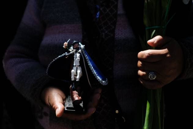 July 24, 2026, Guaqui, La Paz, Bolivia: GUAQUI, BOLIVIA Ã¢â‚¬ JULY 24, 2026: Devotees take part in the traditional Balseada Festival honoring Saint James the Apostle (Santiago ApoÂ³stol) on Lake Titicaca in Guaqui, Bolivia. The annual celebration features a ceremonial procession of decorated boats attended by residents, pilgrims and local authorities. Guaqui, La Paz Bolivia  - ZUMAq101 20260724_zna_q101_247 Copyright: xCarlosxSoÂ¡NchezxNavasx