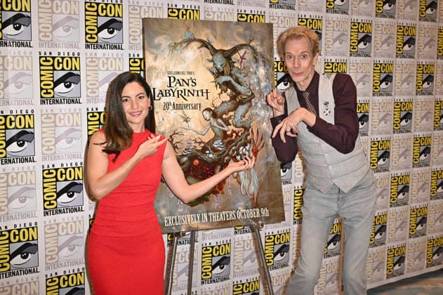 Ivana Baquero und Doug Jones beim Photocall zum Kinofilm Pan s Labryrinth (20th Anniversary) auf der San Diego Comic-Con International 2026 im Hilton Bayfront Hotel. San Diego, 24.07.2026 *** Ivana Baquero and Doug Jones at the photo call for the 20th-anniversary celebration of the movie *Pan s Labyrinth* at San Diego Comic-Con International 2026 at the Hilton Bayfront Hotel in San Diego, July 24, 2026 Foto:xD.xStarbuckx xFuturexImagex labyrinth_7222