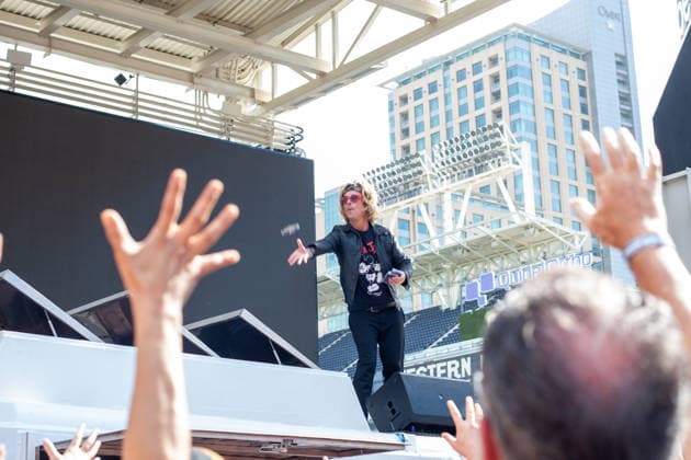 SAN DIEGO, CA - July 24rd: Billie Joe Armstrong from Green Day make a surprise appearance at San Diego Comic Con on July 24th, 2026 to promote Nimrods. Copyright: xTonyxFortex
