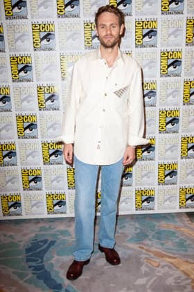 SAN DIEGO, CA - July 24rd: Charlie Vickers at the Lord of the Rings: The Rings of Power press room during San Diego Comic Con on July 24th. Copyright: xTonyxFortex
