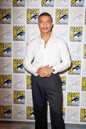 SAN DIEGO, CA - July 24rd: Ismael Cruz Cordova at the Lord of the Rings: The Rings of Power press room during San Diego Comic Con on July 24th. Copyright: xTonyxFortex