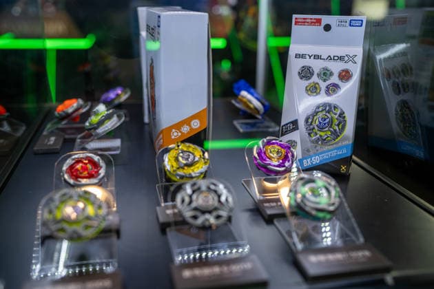 HONGKONG-DAILY COMIC-CON Beyblade X on display at the Hong Kong Ani-Com & Games Hong Kong 2026 in Hong Kong, July 25, 2026. NEXPHER Vernon Yuen HONG KONG