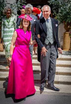 25-07-2026 Vienna Wedding of Austrian Archduchess Isabella (Isabella) of Austria and the Spanish nobleman Don Carlos de Palacio y Gaytan de Ayala in the Jesuit Church (Jesuitenkirche) in Vienna, Austria. Heinrich XI Furst and Johanna Furstin Reuss Â  Copyright: xPPEx