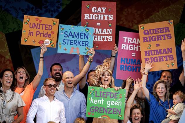AMSTERDAM - Queen Maxima will perform the official opening of WorldPride 2026 in Vondelpark. Amsterdam is the host city for WorldPride because it has been 25 years since the first same-sex marriage was celebrated there. RAMON VAN FLYMEN ANP netherlands out - belgium out  Copyright: xx x564258023x originalFilename: 564258023.jpg