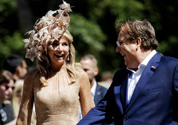 AMSTERDAM - Queen Maxima during a tour of Pride Park in the Vondelpark prior to the official opening of WorldPride 2026. Amsterdam is the host city of WorldPride because it has been 25 years since the first same-sex marriage was performed there. RAMON VAN FLYMEN ANP netherlands out - belgium out  Copyright: xx x564260458x originalFilename: 564260458.jpg